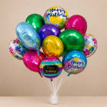 Birthday Balloon Bouquet (10 Balloons)