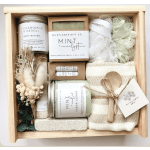 Mint & Wildflower bath set