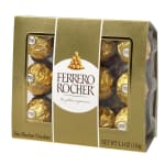 Box of Ferrero Rocher hazelnut chocolates