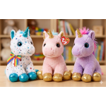 Pink Unicorn w/ Aqua Hair