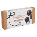 Box of assorted Russell Stover milk and dark chocolates