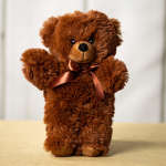 12" Hug Bear Brown