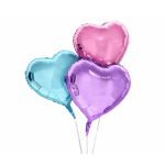 "Mday" Heart-shaped balloons