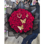 ramo de 50 rosas rojas