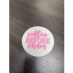 Coffee before chaos coaster