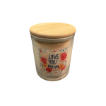 Love you Mom cinnamon vanilla candle