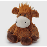 Brown plush horse with a white snout and shaggy mane