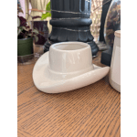 Ceramic Cowboy Hat Planter