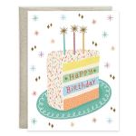 With Scripture Birthday Greeting Card - Festive Cake Slice