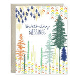 With Scripture Birthday Greeting Card - Forest