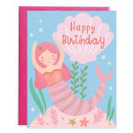 Birthday Greeting Card - Mermaid