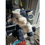 Plush cow toy with a Mary Meyer tag