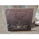 A boxed card with an elephant illustration and text about a spirit animal.