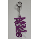 Mom Rules Magnetic Keychain