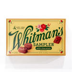 Box of Whitman's milk chocolate sampler candies