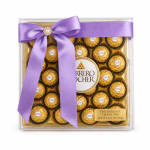 Purple Bow Chocolate Box