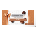 Box of assorted chocolates with a satin bow
