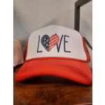 Love Trucker Hat-RED