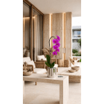Purple Phalaenopsis Orchid Arrangement – Single Stem Signature Design