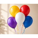 5 Latex Balloons Bouquet