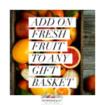 Wooden basket filled with assorted citrus fruit and overlaid text