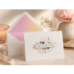 Greeting card with "Amazing You" text and pastel envelope