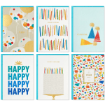 Set of colorful birthday and celebration greeting cards