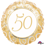 50th Golden Anniversary Balloon