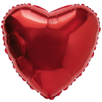 Red Heart Mylar Balloon