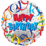 Happy Birthday Mylar Balloon