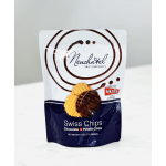 Bag of Swiss chocolate-covered potato chips