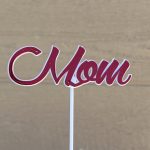 Red "Mom" Pick