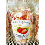 Bag of strawberry banana salt water taffy candies