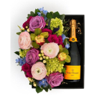 Flora Box Pastel Veuve Clicquot Brut