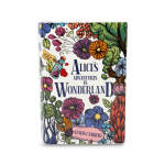 Colorful floral-patterned book cover with the title Alice's Adventures in Wonderland