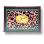 Box of chocolate-covered pretzels