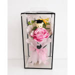 Graduation Pink Bouquet Gift Artificial