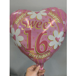 Sweet Sixteen Mylar
