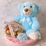 Blue Teddy Bear Gifts Set