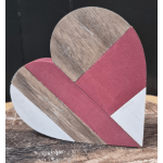 Patchwork Wooden Heart