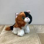 Plush calico cat