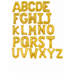 34" Gold Letter Mylar