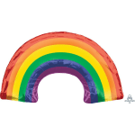 60" Jumbo Rainbow Mylar- DOES NOT FLOAT