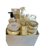 Gift box with candles, wax melts, and fragrance sprays