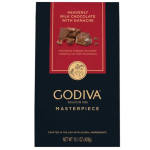 Box of Godiva milk chocolate ganache chocolates