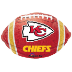 18" Kansas City Chiefs Football Mylar