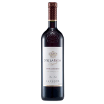Bottle of Stella Rosa red wine with a white label