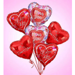 Bunch balloons bouquet