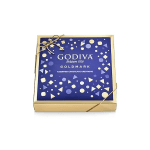 Box of Godiva assorted chocolates with a gold ribbon