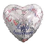 18" Happy Anniversary Mylar